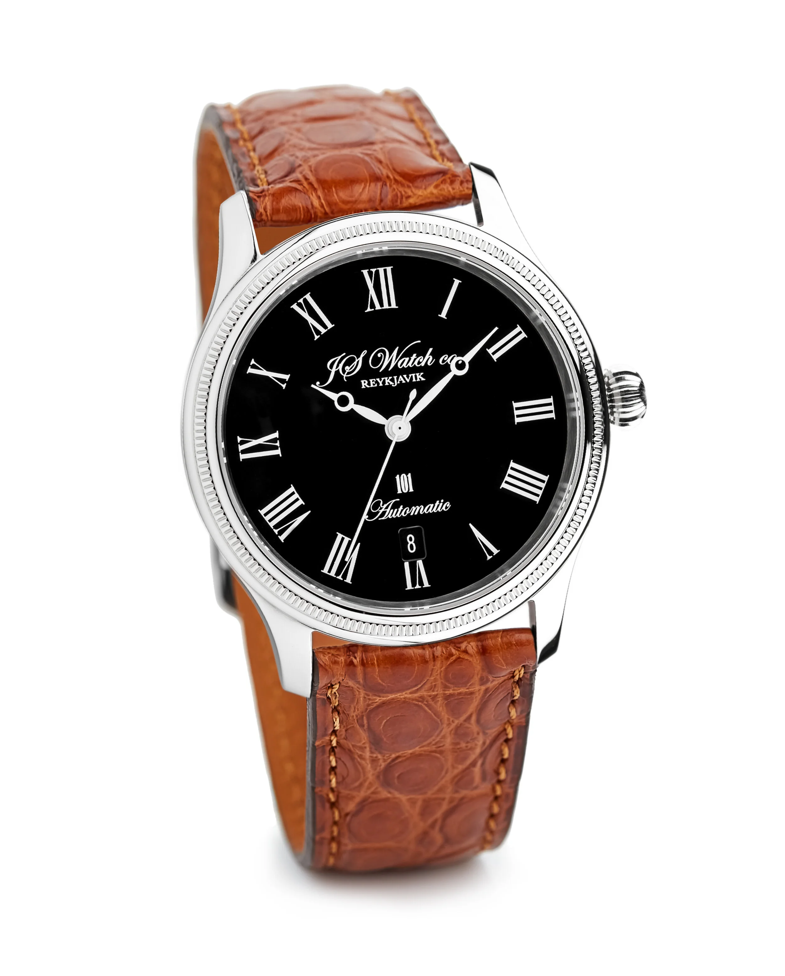JS Watch Company Reykjavik — 101 38mm Black Roman